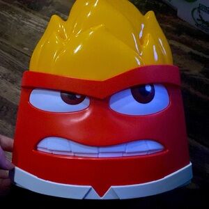 Disney Pixar Inside Out 2 Popcorn Bucket Anger with Light Up Flame